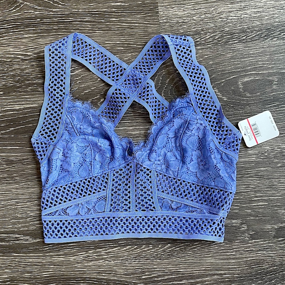 NWT Free People Sitting Pretty Lace Brami Bralette